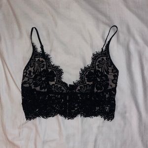 lace crop top